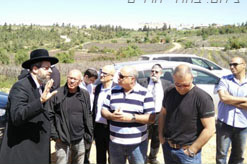 עבודות בכביש 1