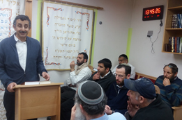 ביקור מהמחלקה ללימודי ארץ-ישראל וארכאולוגיה של אוניברסיטת בר אילן במכון התורה והארץ