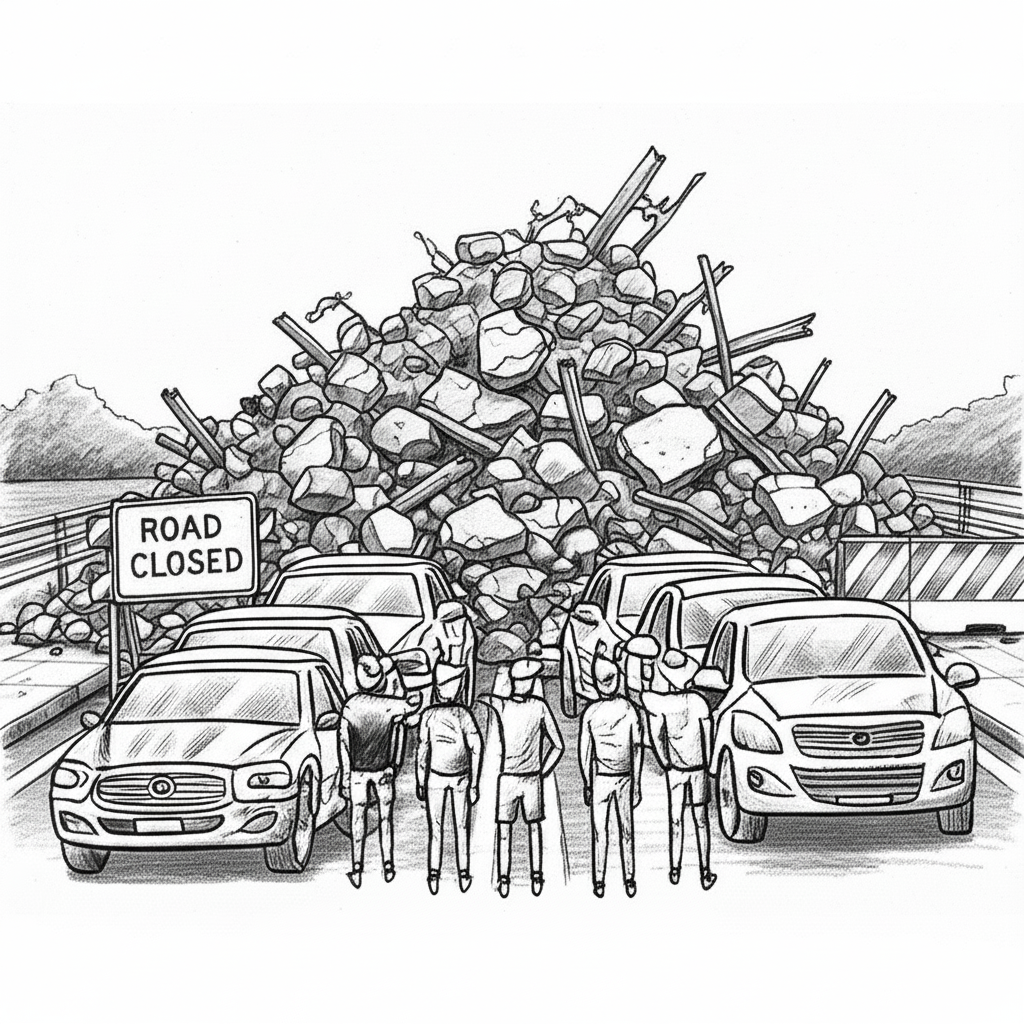 פרשת בלק: חסימת כבישים